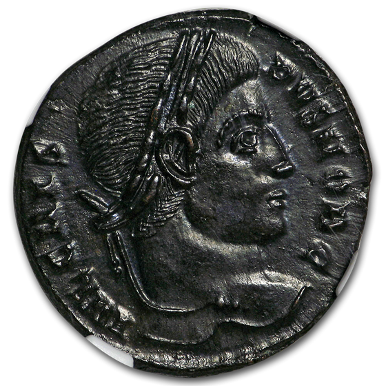 Roman AE Nummus Emperor Crispus (316-326 AD) MS NGC Roman AE Nummus Emperor Crispus (316-326 AD) MS NGC